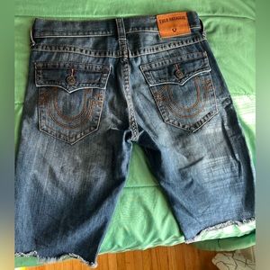 True religion Jean shorts